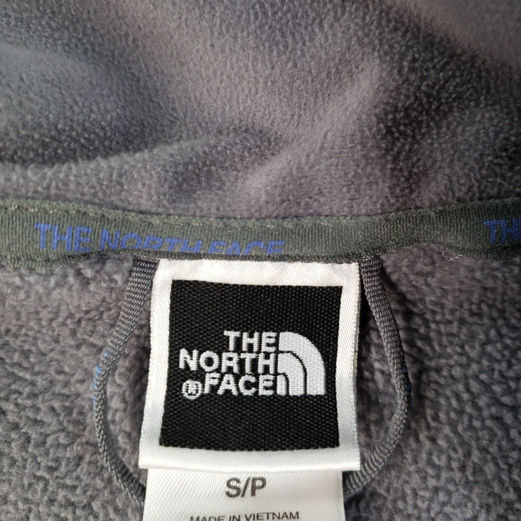 The North Face The North Face Jacket Women S Blue Gray Fleece Full Zip Pockets Hiking Mock Neck Size S / US 4 / IT 40 - 5 Thumbnail