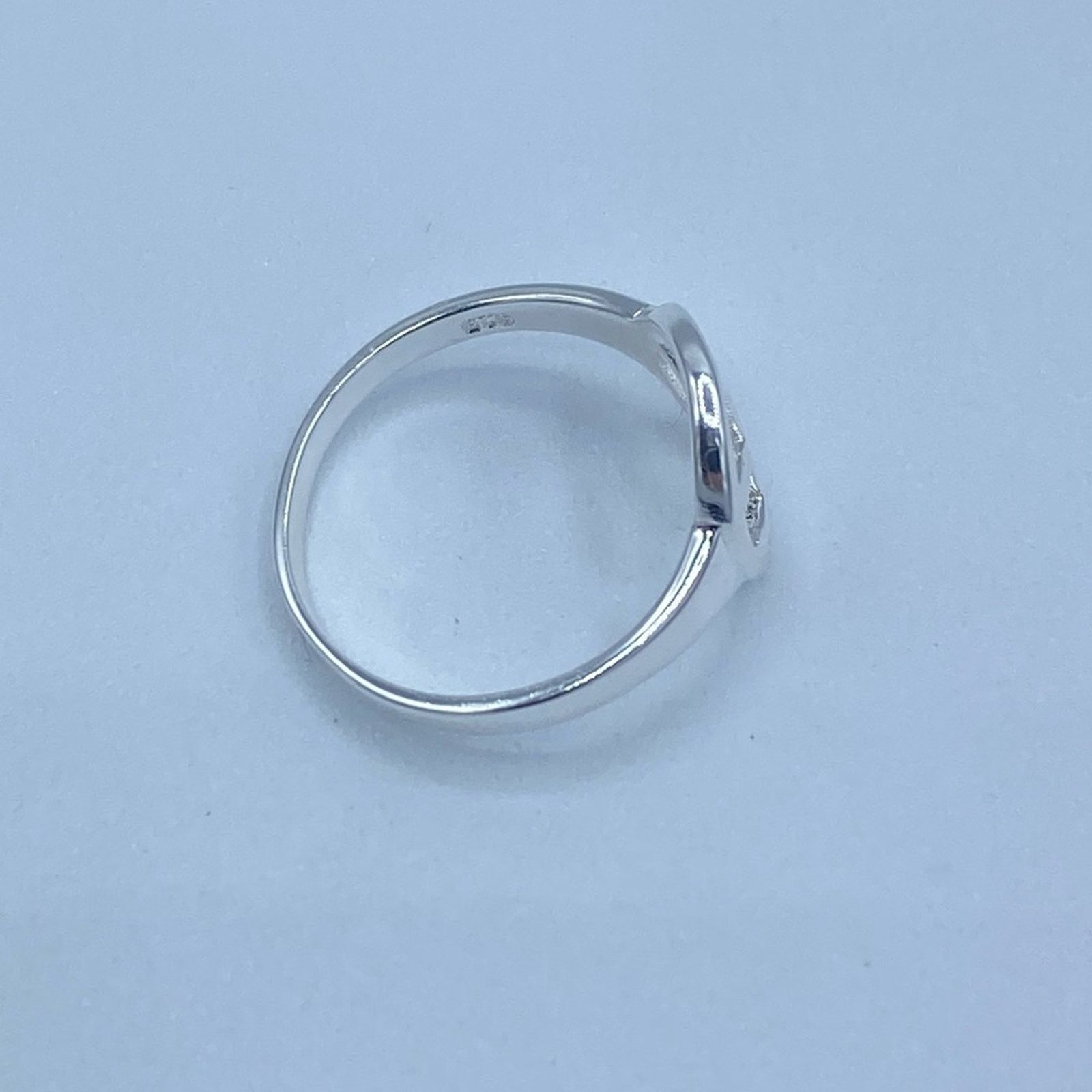 The Unbranded Brand Peace Sign Sterling Silver Ring Size ONE SIZE - 4 Thumbnail