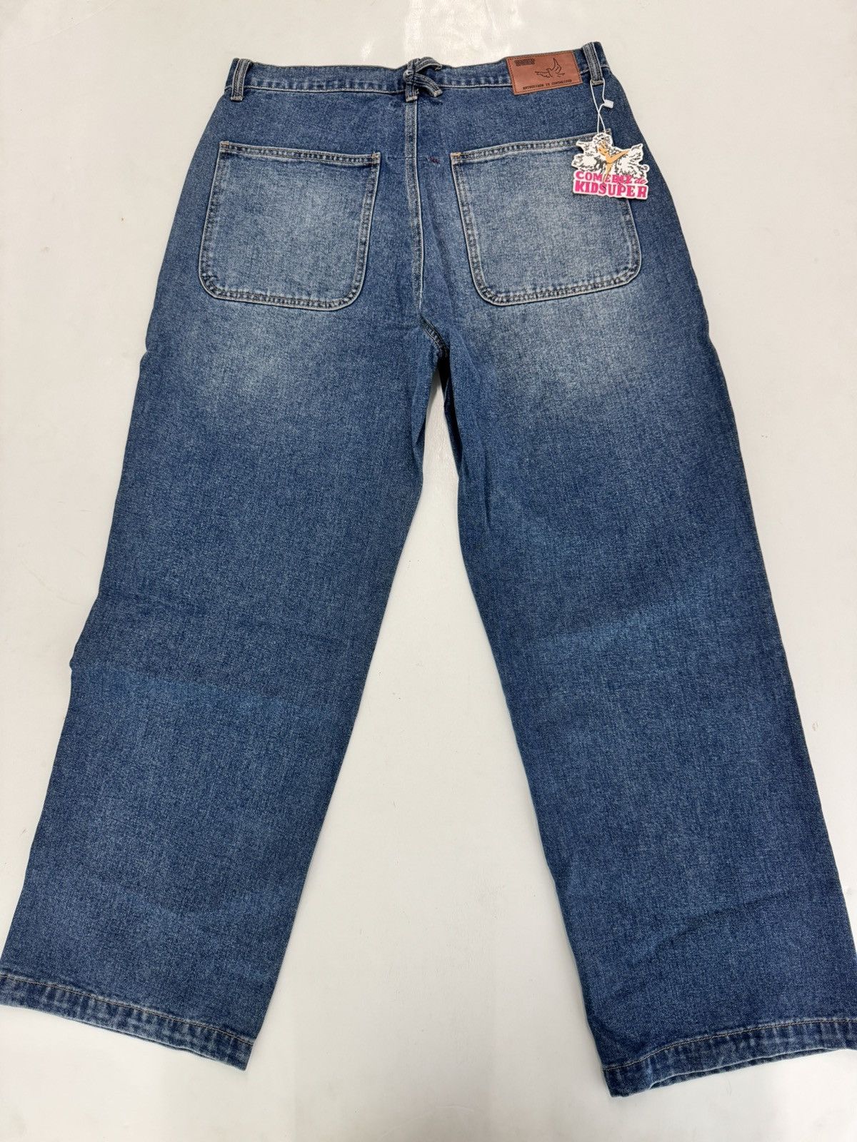 KidSuper Kidsuper Studios Blue Face Jeans Size US 32 / EU 48 - 3 Thumbnail