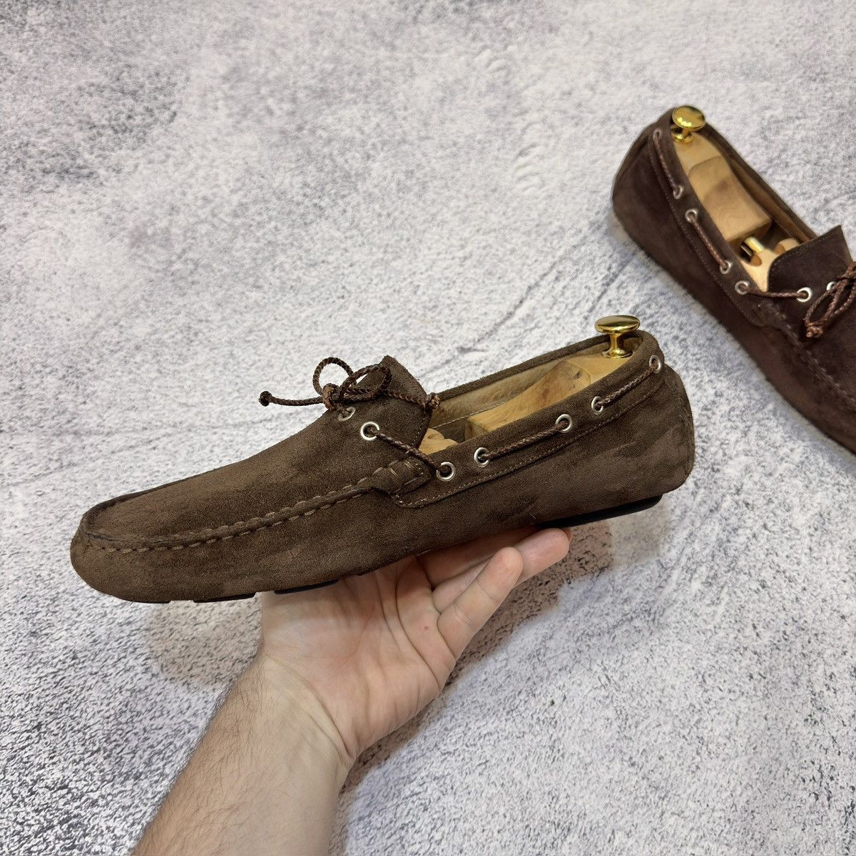 Florsheim Florsheim Mens Brown Suede Mocassins US10.5 UK10 EU44 29cm Size US 10.5 / EU 43-44 - 5 Thumbnail