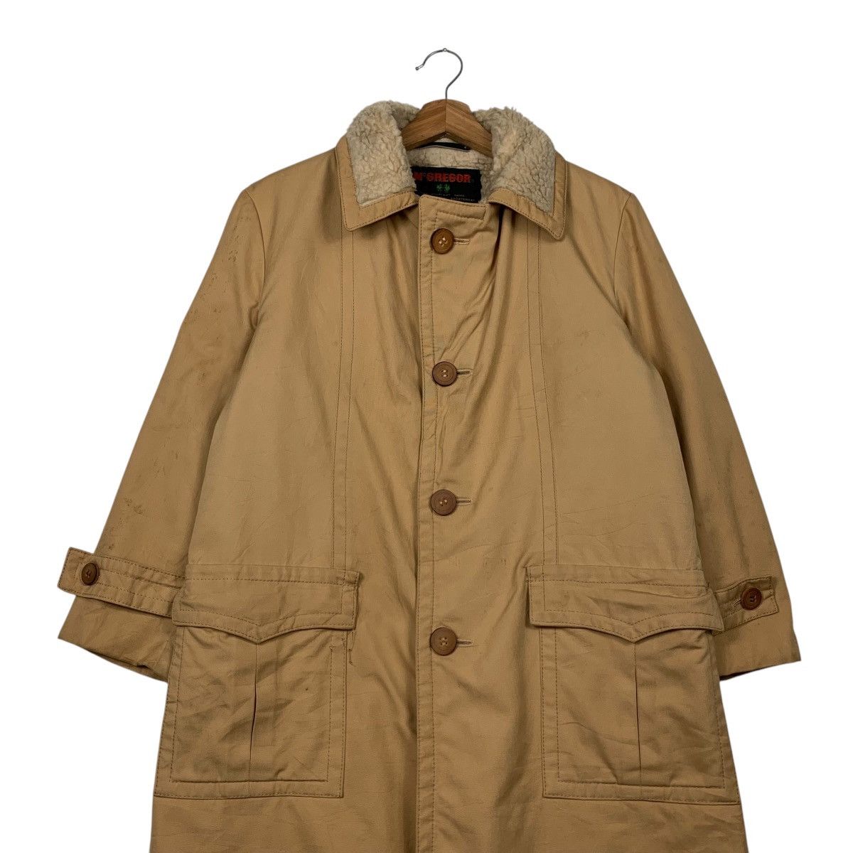 McGregor Vintage 90’s McGREGOR Sherpa Coat Jacket #2284-C101 Size US S / EU 44-46 / 1 - 3 Thumbnail