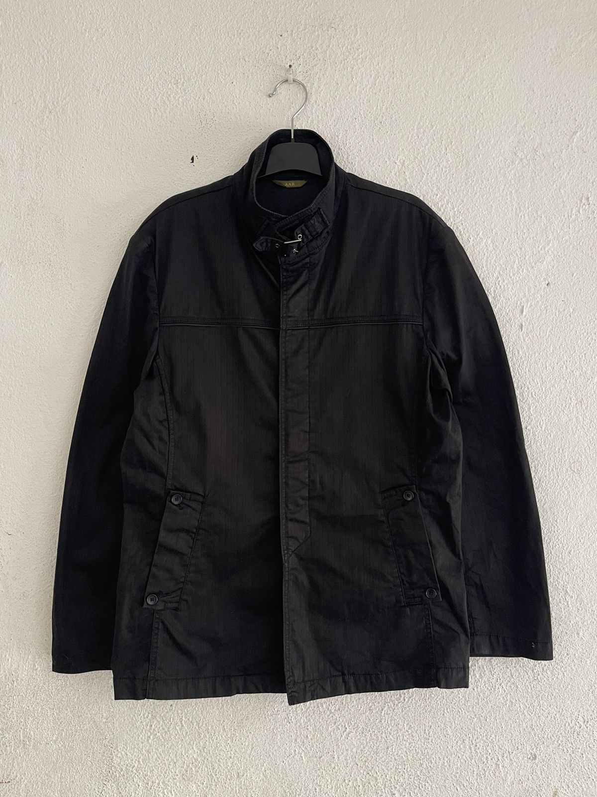 Yohji Yamamoto AAR Yohji Yamamoto Worker Jacket Adjustable Buckle Neck Size US M / EU 48-50 / 2 - 1 Thumbnail