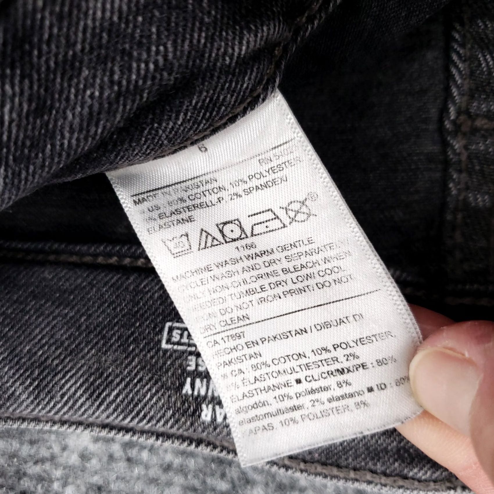 Old Navy Old Navy Womens Jeans 6 High Rise Rockstar Super Skinny Distressed Gray Denim Size 28" / US 6 / IT 42 - 4 Thumbnail