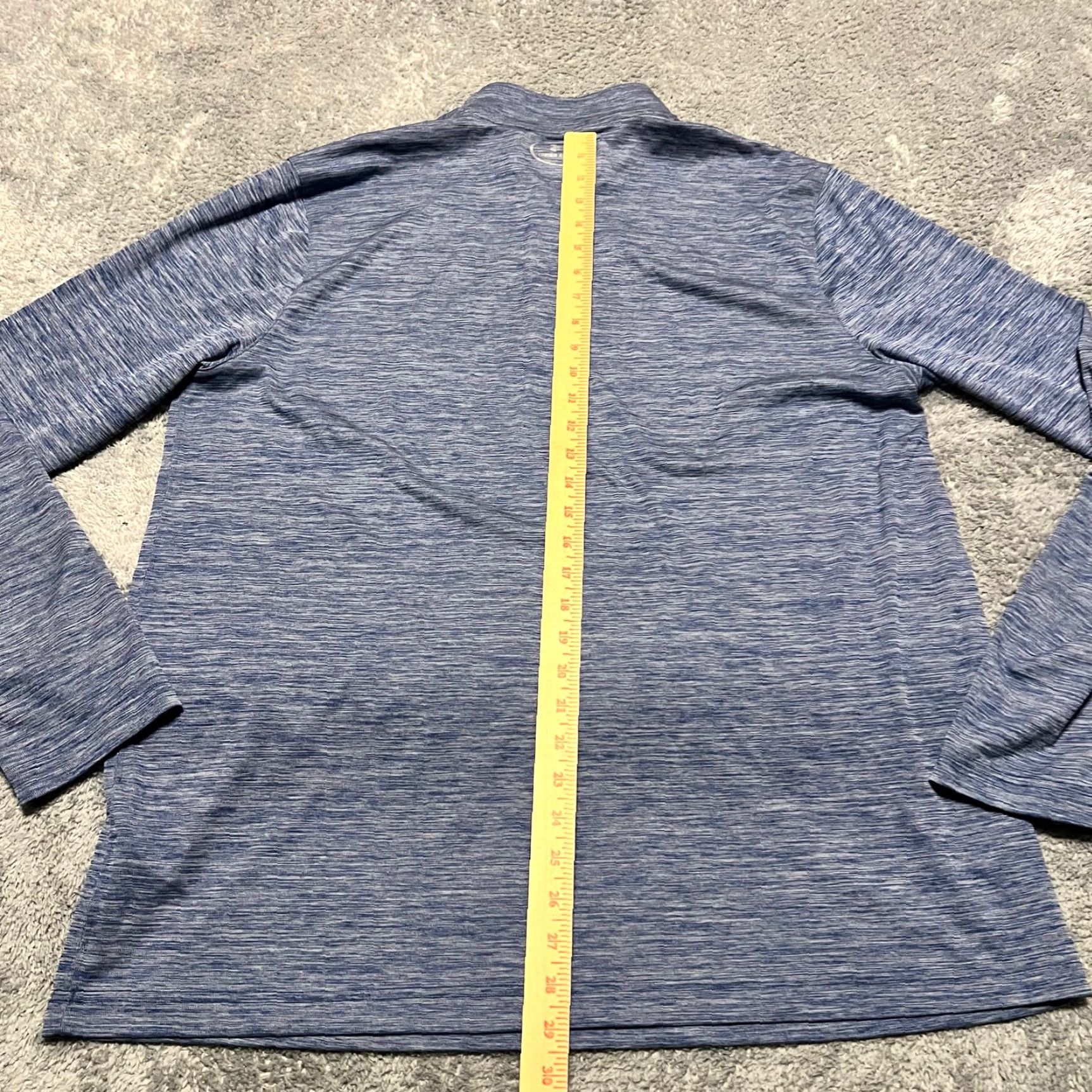 Under Armour Under Armour Shirt Mens XXL Quarter Zip Performance Long Sleeve Blue Size US XXL / EU 58 / 5 - 5 Thumbnail
