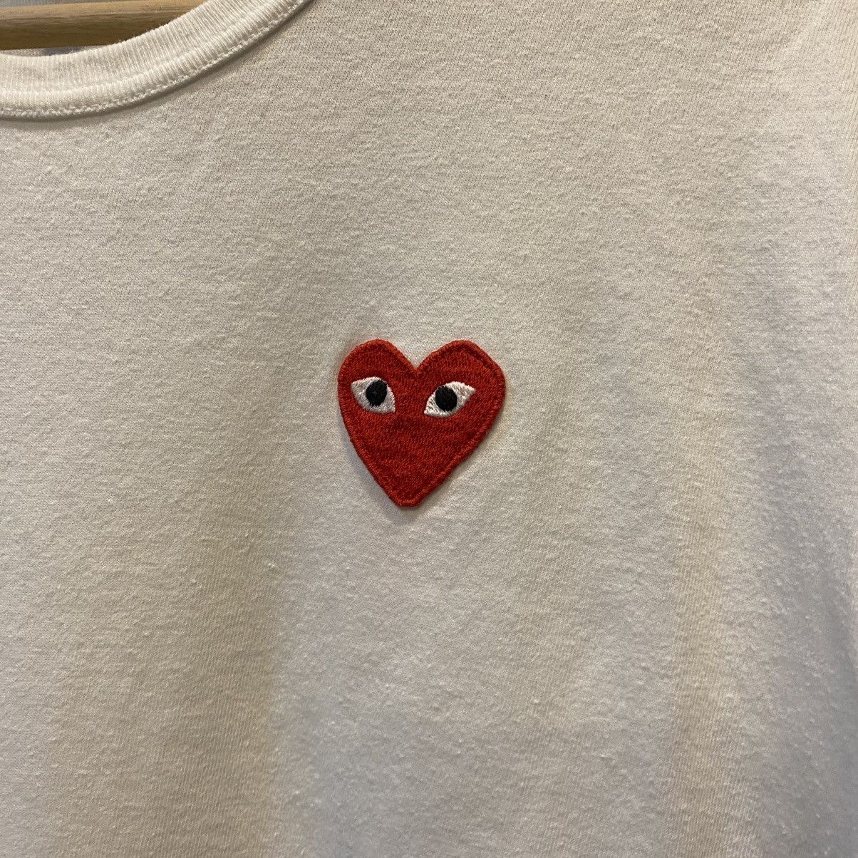 Comme des Garcons Comme Des Garcons PLAY Love Embroided 2014 Tee Size US S / EU 44-46 / 1 - 5 Thumbnail