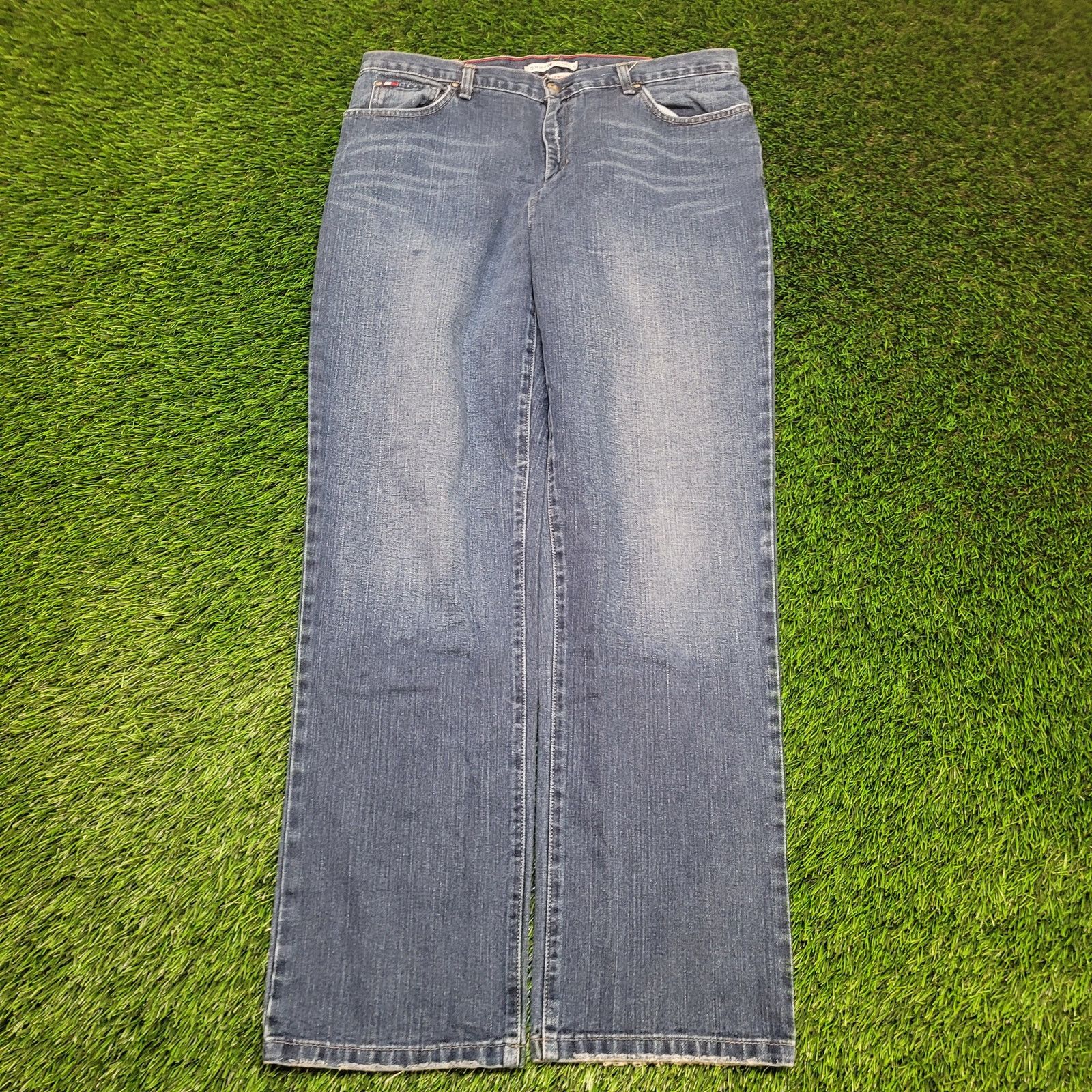 Tommy Hilfiger Y2K Tommy Hilfiger Boyfriend Jeans Womens 14L High Waisted Size 36" / US 14 / IT 50 - 1 Thumbnail