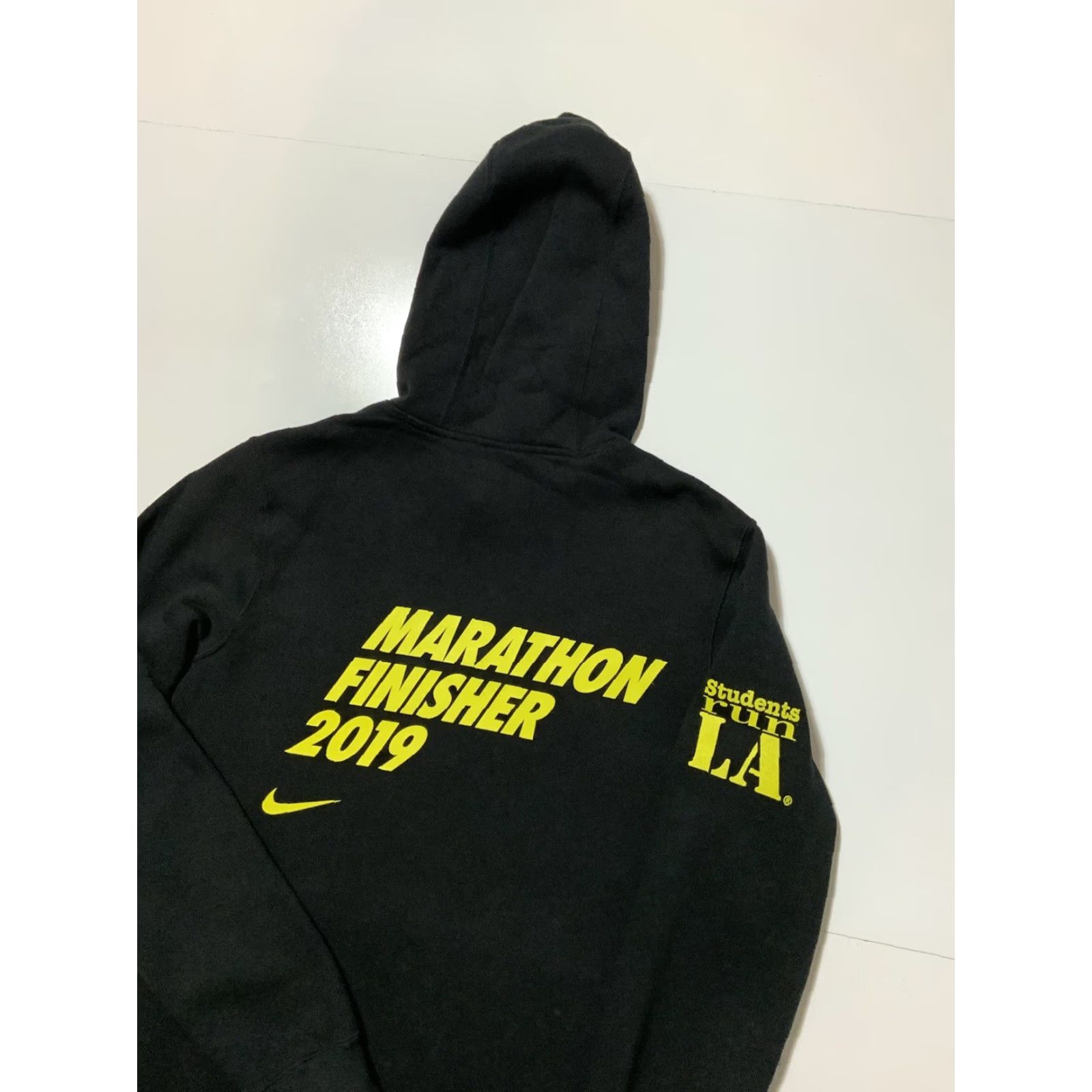 Nike Nike Hoodie Black Club Fleece Students Run Los Angeles Marathon Finisher 2019 MD Size US M / EU 48-50 / 2 - 4 Thumbnail