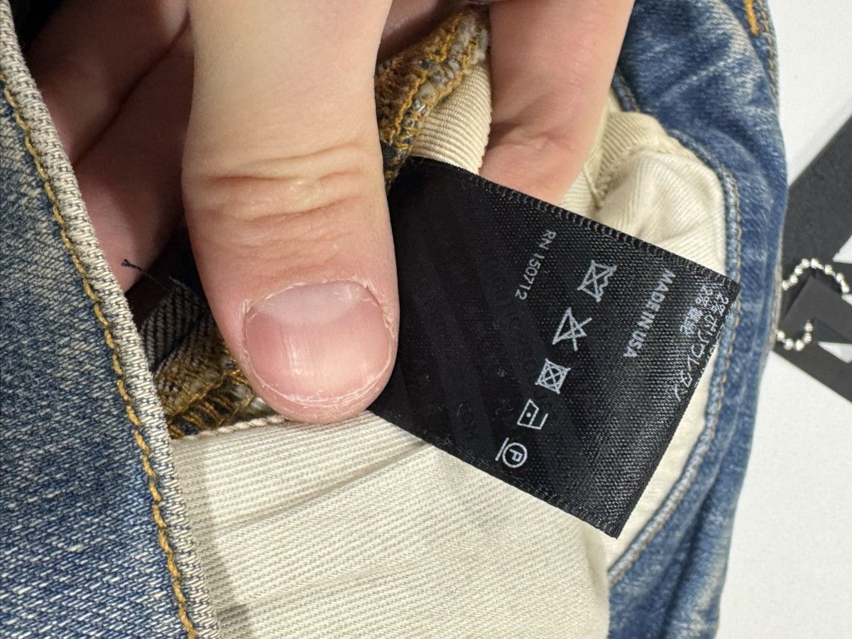 Amiri Amiri MX1 Neon Plaid Clay Indigo Jeans 1200$ Size US 33 - 7 Thumbnail