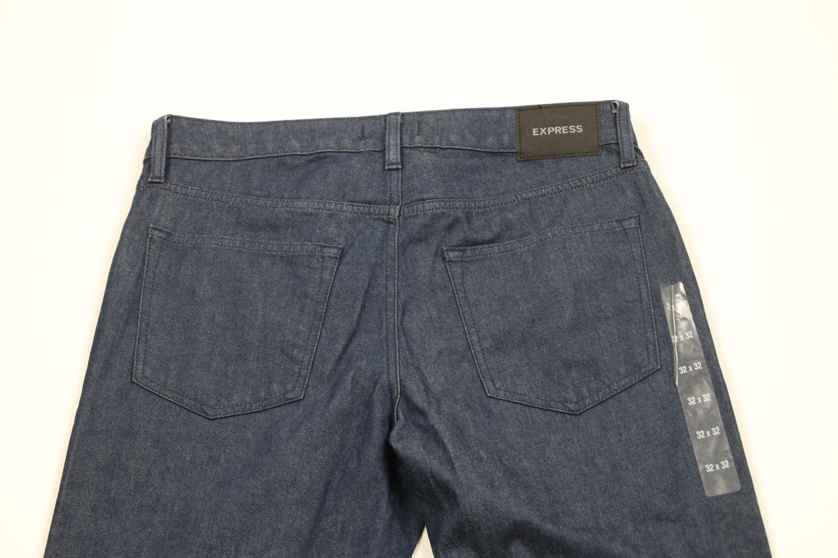 Express × Vintage New Express Relaxed Fit Straight Leg Denim Jeans Blue Size US 32 / EU 48 - 10 Thumbnail