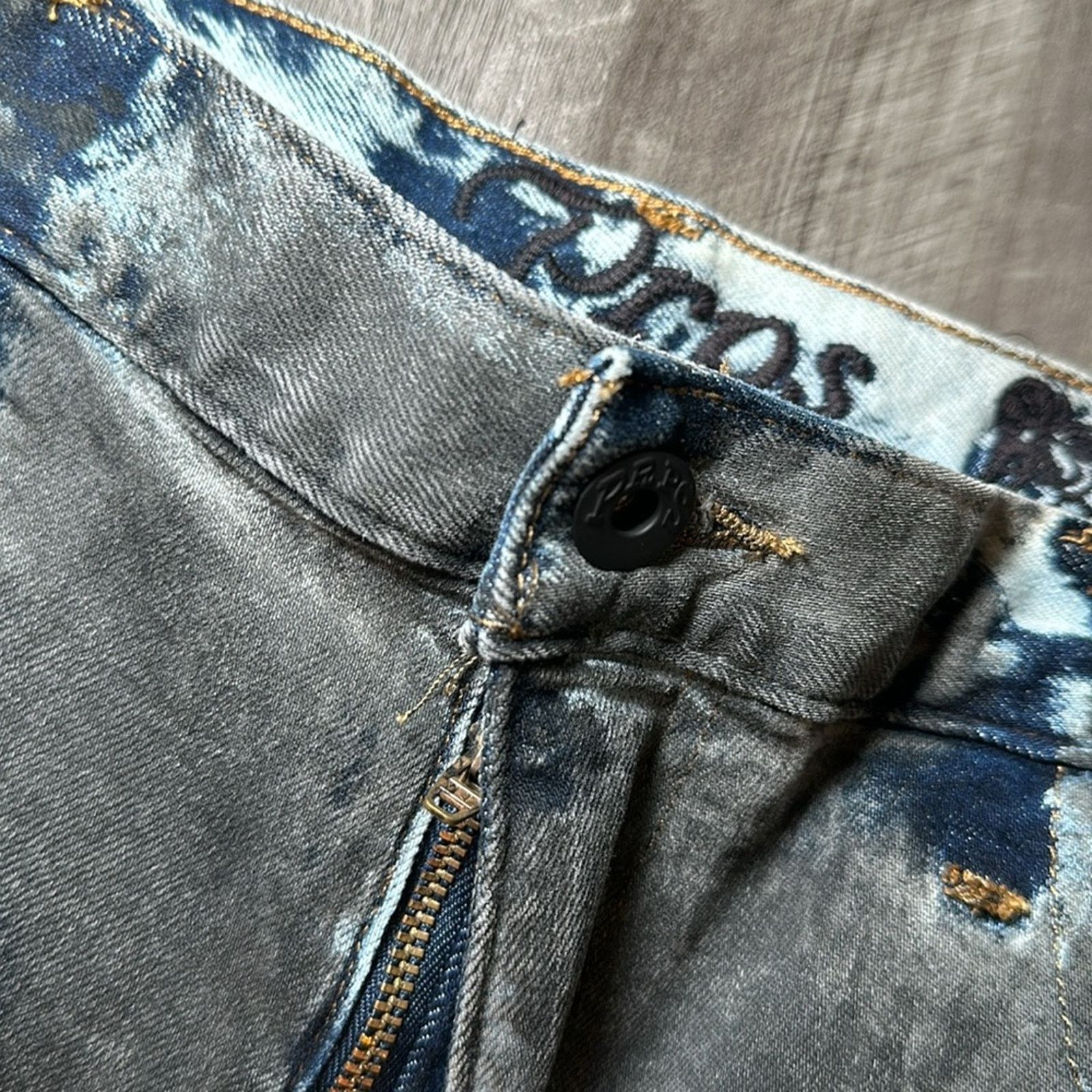 Prps PRPS Blue Asphalt Effect Skinny Jeans (NWOT) - 34 Size US 34 / EU 50 - 7 Thumbnail