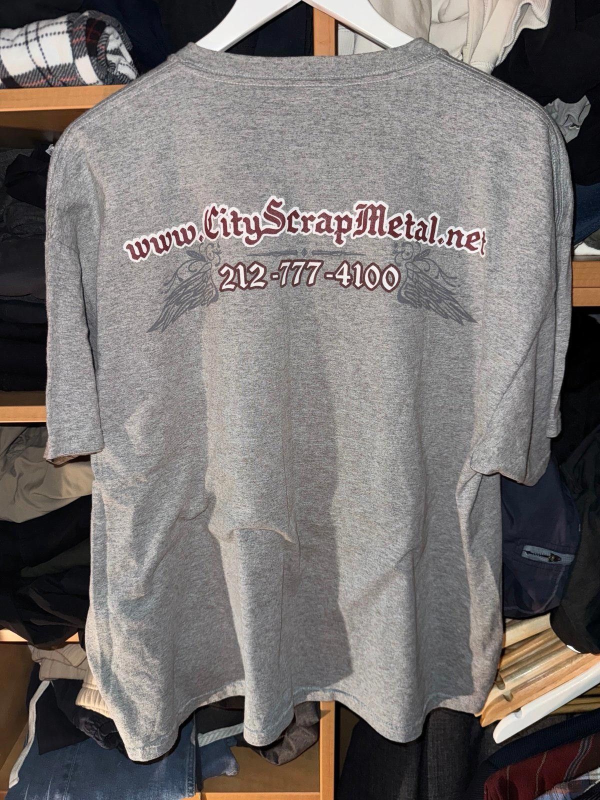 Jerzees VTG Y2K City Scrap Metal Bulldog T-Shirt Rare Sz 2XL Jerzees Size US XXL / EU 58 / 5 - 5 Thumbnail