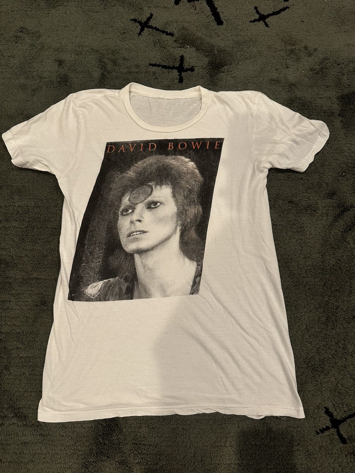 Band Tees × Vintage Rare 70’s/80’s David Bowie “Ziggy Stardust” Tee Shirt Size US M / EU 48-50 / 2 - 1 Thumbnail