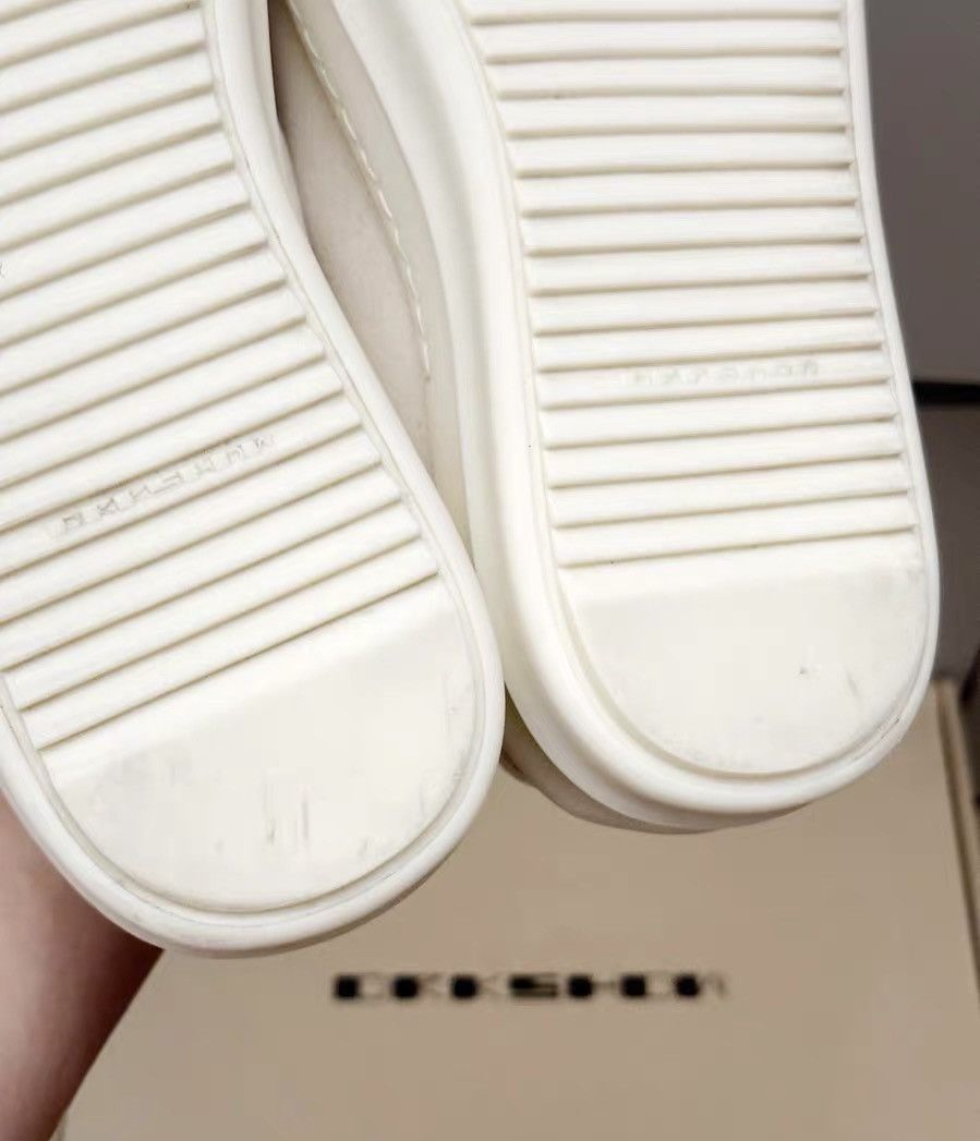 Rick Owens Rick Owens 24SS white canvas slip-on heel sneakers Size US 6.5 / EU 39-40 - 6 Thumbnail