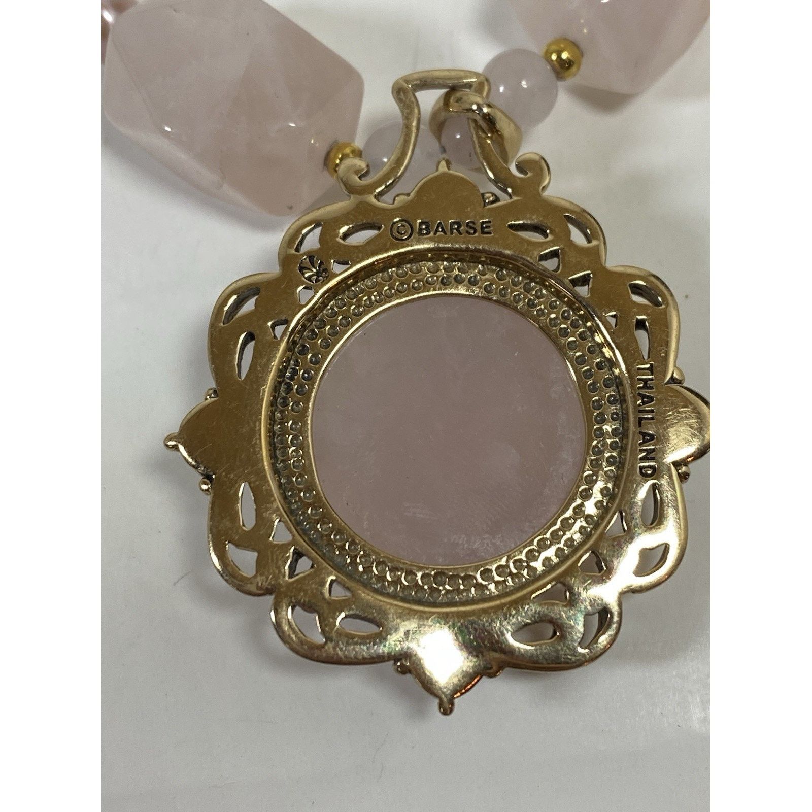 Other Barse Natural Rose Quartz Pendant Necklace Size ONE SIZE - 5 Thumbnail