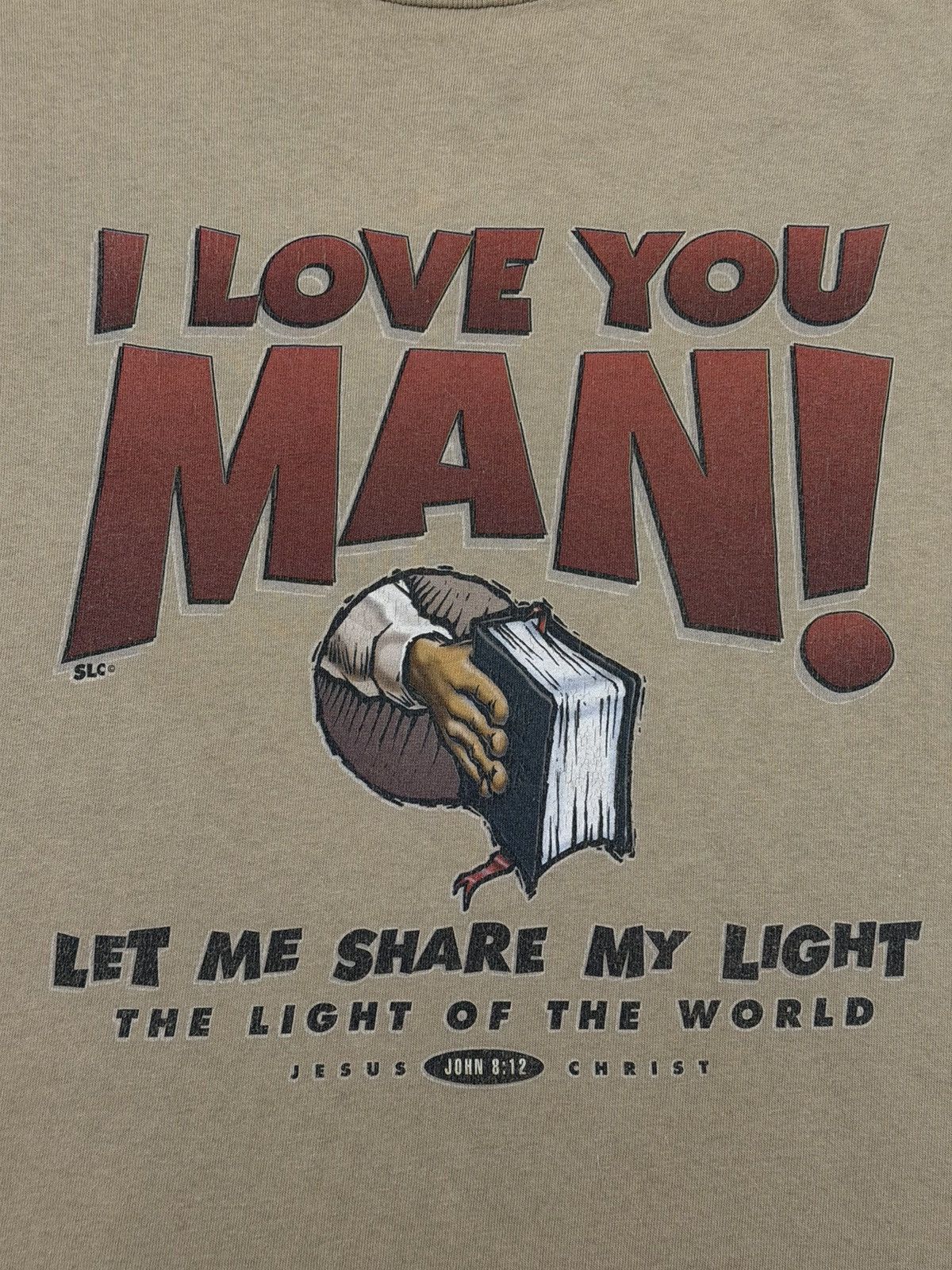Vintage Vintage Jesus Tee I Love You Man Light of the World XL Bible Size US XL / EU 56 / 4 - 5 Thumbnail