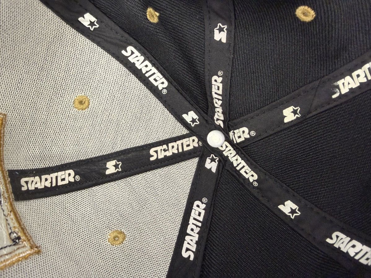 Starter Starter Black/Beige Adjustable Cap Size ONE SIZE - 6 Thumbnail