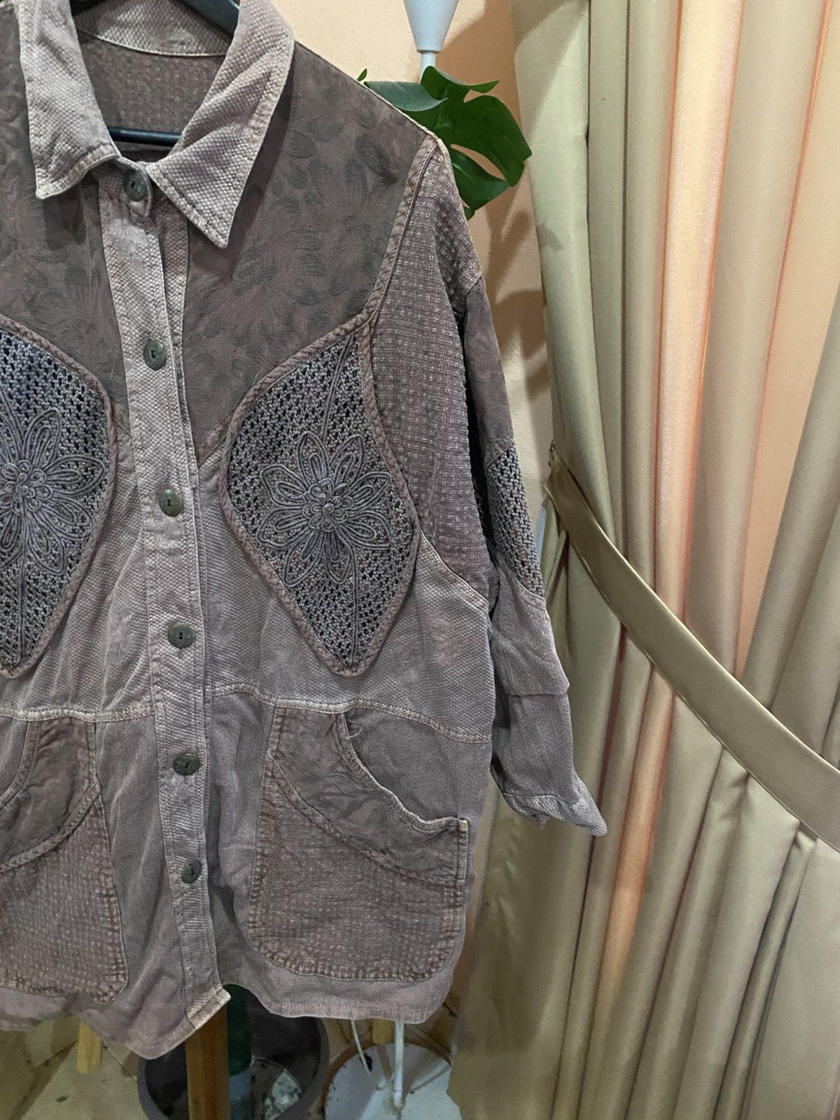 Japanese Brand VINTAGE AVANT GARDE PATCHWORK JACKET Size US L / EU 52-54 / 3 - 4 Thumbnail