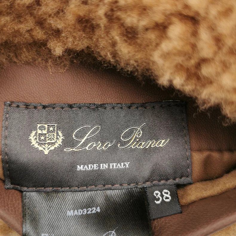 Loro Piana LORO PIANA Sheepskin patchwork zipper long sleeve double s Size XS / US 0-2 / IT 36-38 - 6 Thumbnail