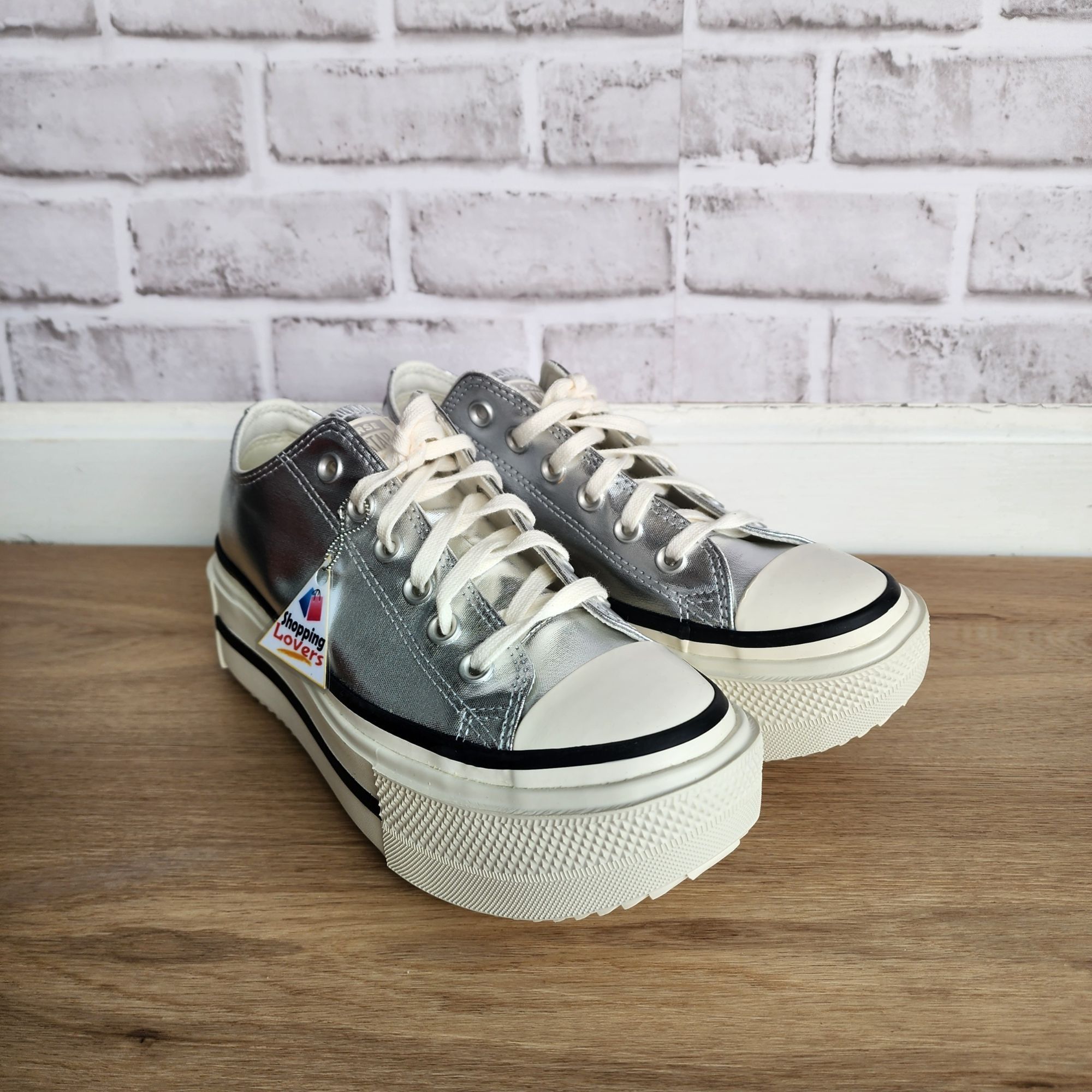 Converse ⭐Converse Chuck Taylor Lift Double Stack Sz 6.5 Men Shoes Sn Size US 6.5 / EU 39-40 - 3 Thumbnail