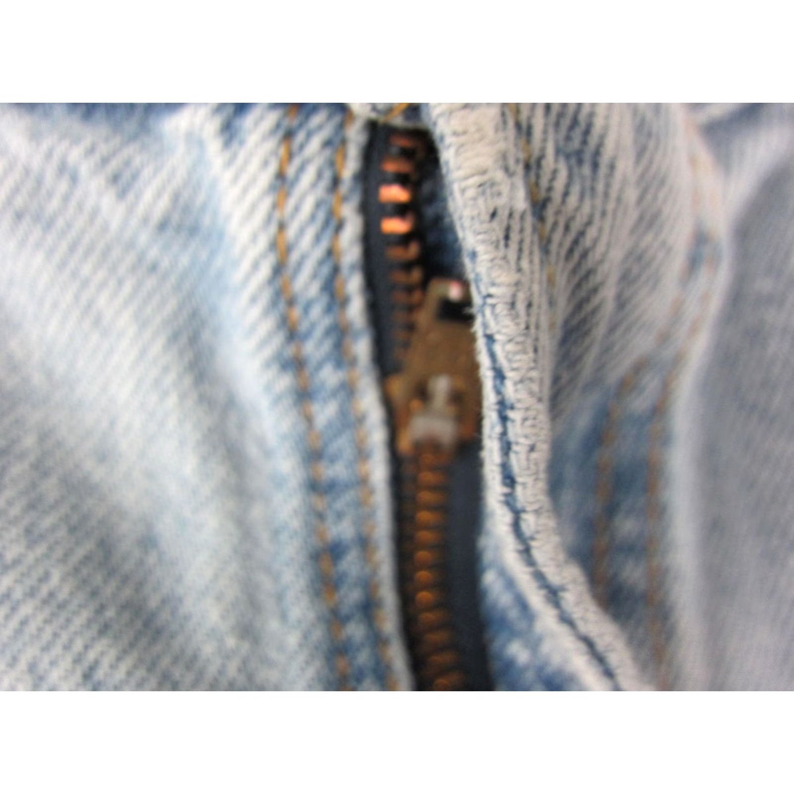 Levi's VINTAGE Levi's 505 Shorts Mens 36 Blue Denim 90s Jeans Jorts Regular 5-Pocket zipper Button Cotton Denim Blue Mens Summer Spring Fall Size US 36 / EU 52 - 4 Thumbnail