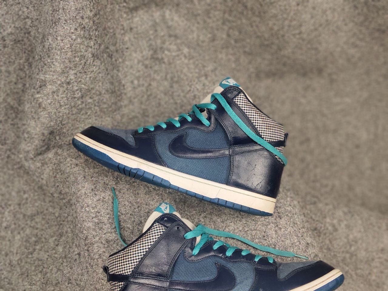 Nike Nike Dunk High Jd Sports combined fabric Vintage Sneakers Size US 11 / EU 44 - 3 Thumbnail