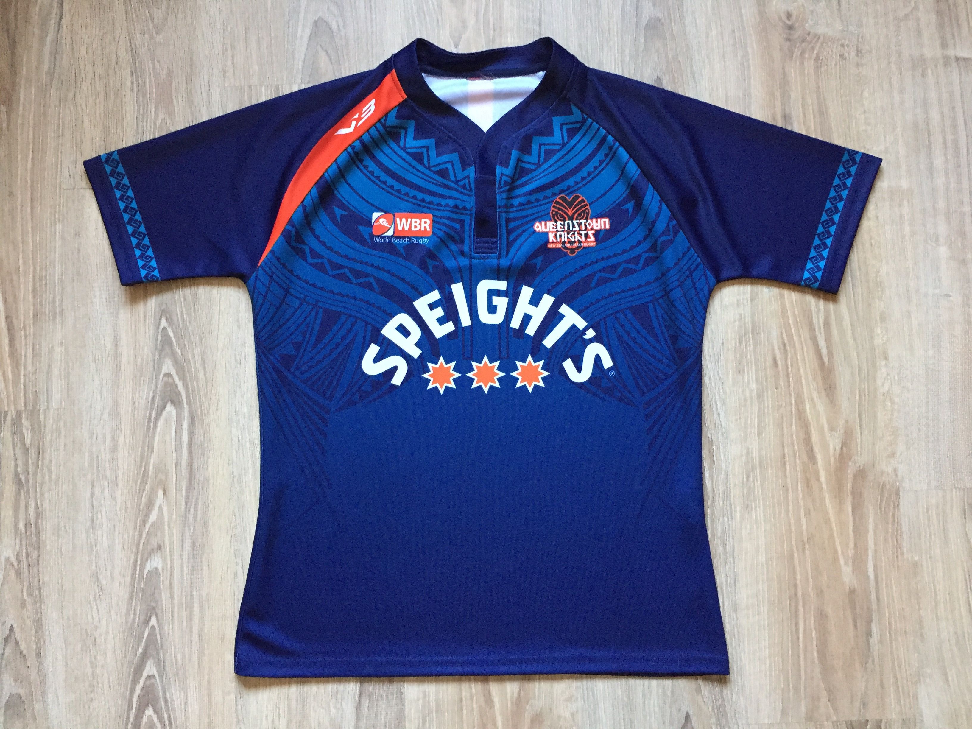 Vintage Queenstown Knights New Zealand Beach Rugby Jersey Size US L / EU 52-54 / 3 - 1 Thumbnail