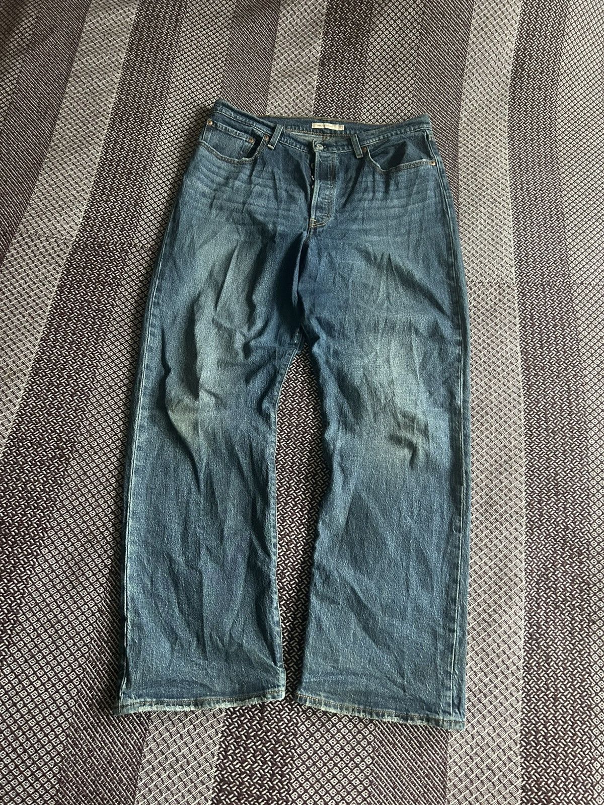 Levi's Levis Premium Model Ribcage Straight Big E Faded Size W33 Size US 33 - 8 Thumbnail