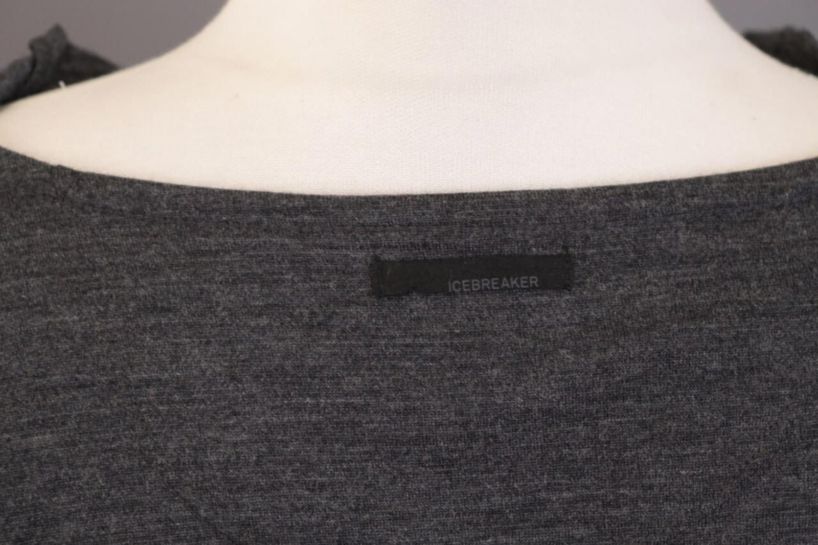 Icebreaker Icebreaker Merino Wool Gray Knit A-Line Knee Dress Size M Size M / US 6-8 / IT 42-44 - 11 Thumbnail