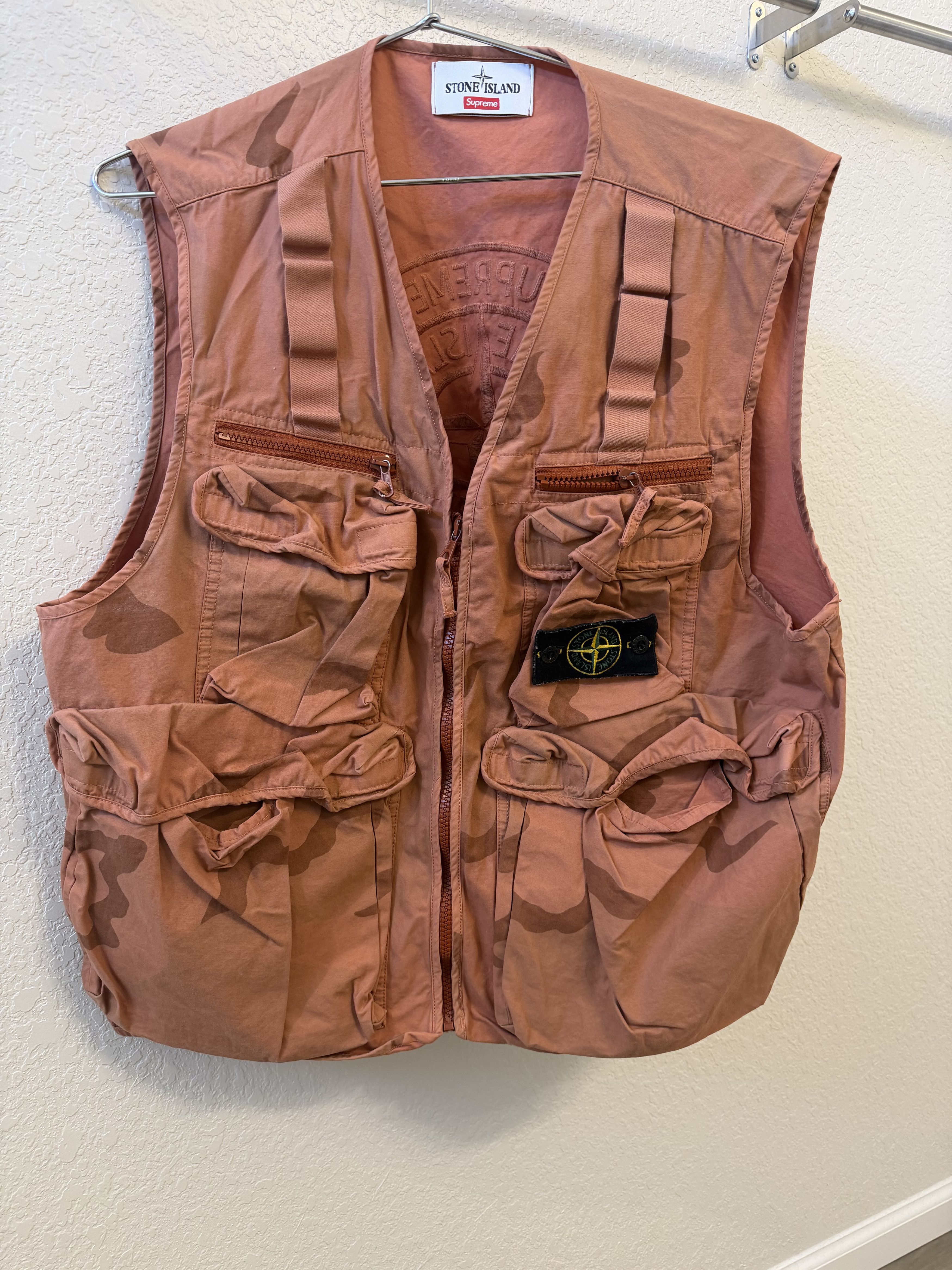 希少！Stone  * Supreme Camo Vest Supreme Supreme x Stone Island Camo vest | Grailed