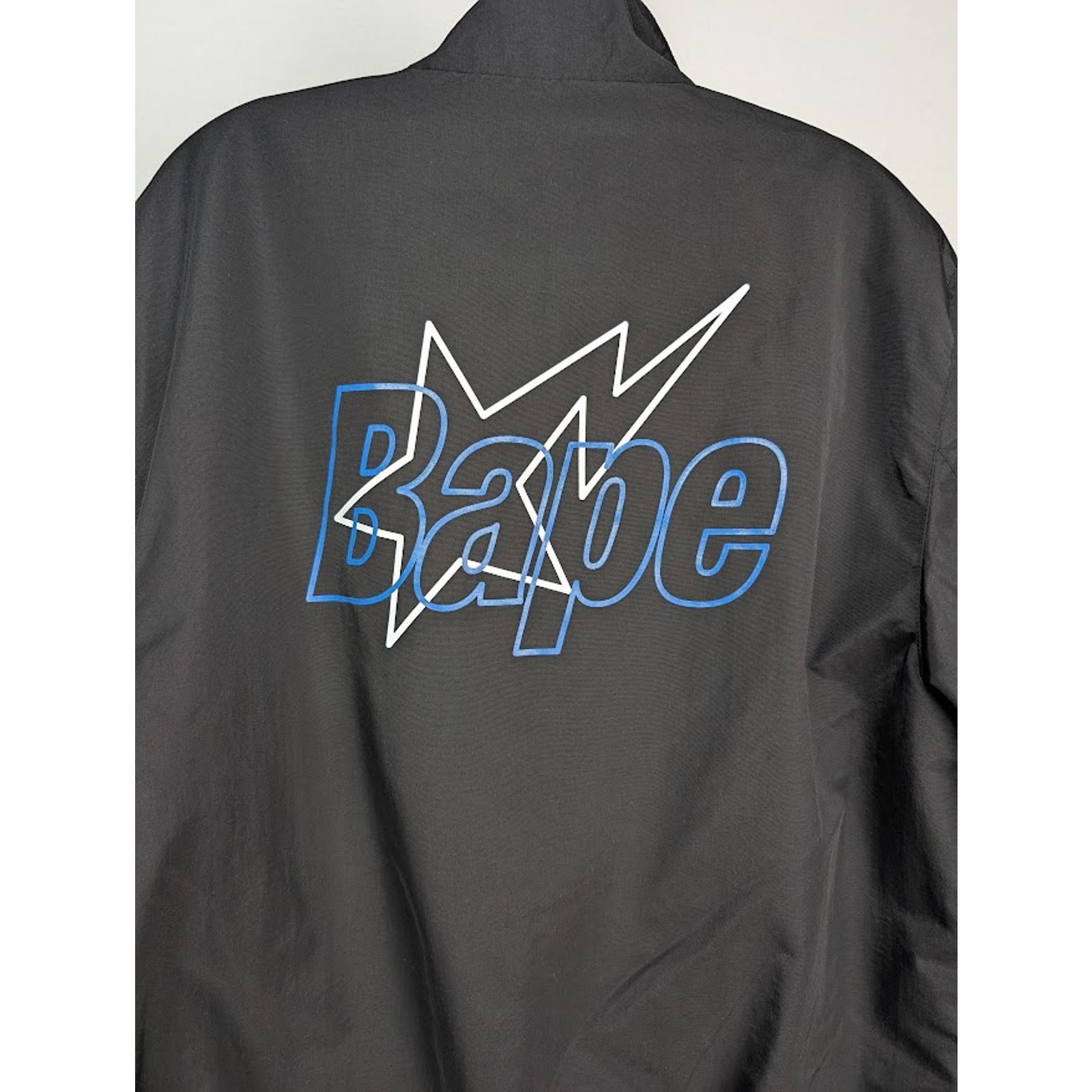 Bape o1rshd1 Logo Windbreaker Jacket in Black Size US L / EU 52-54 / 3 - 14 Thumbnail