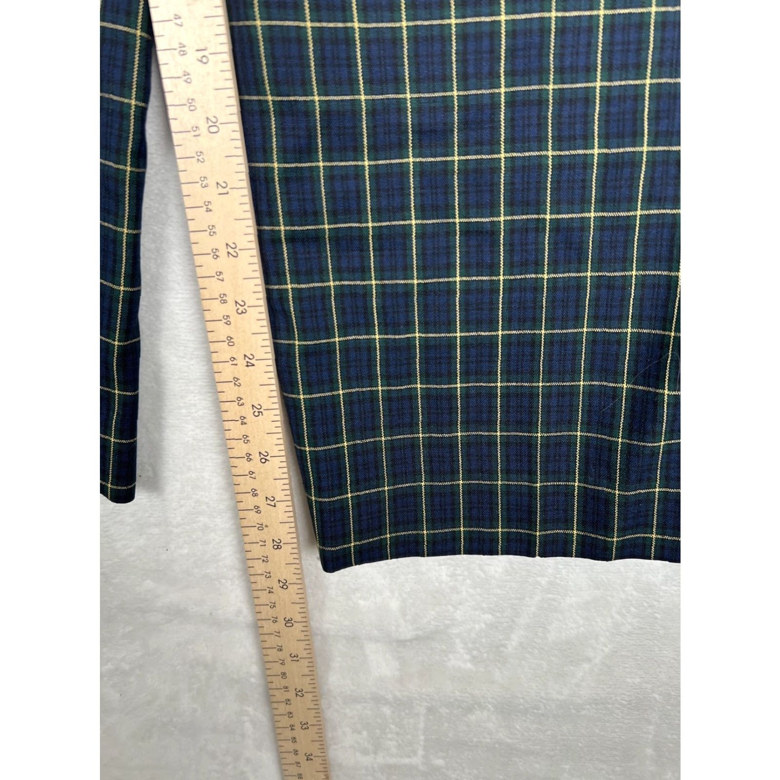 Pendleton VINTAGE Pendleton Pants Womens 16 Blue Plaid Wool Pleated Tapered Dress Workwear Pants Womens Blue Plaid Wool Pleated Tapered Workwear Size 38" / US 16 / IT 52 - 2 Thumbnail