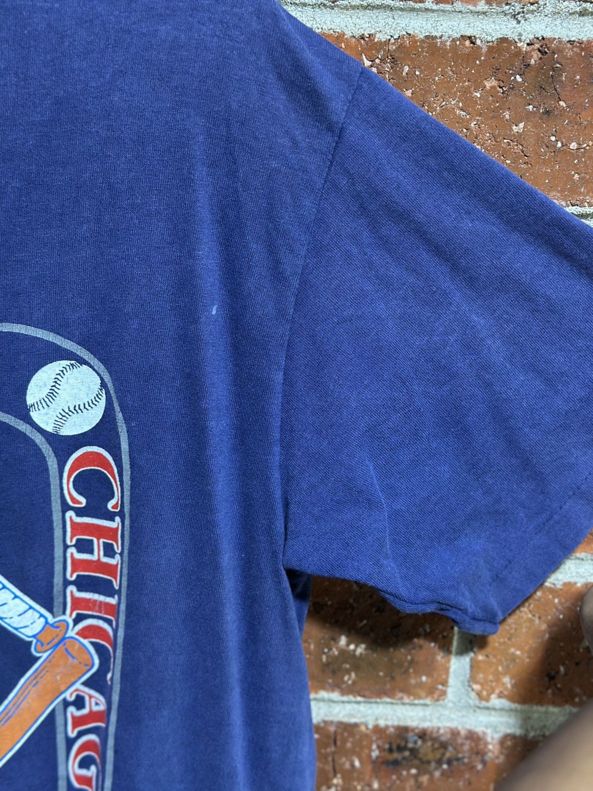 MLB Thrashed Chicago Cubs Mlb Faded Tee Size US L / EU 52-54 / 3 - 9 Thumbnail