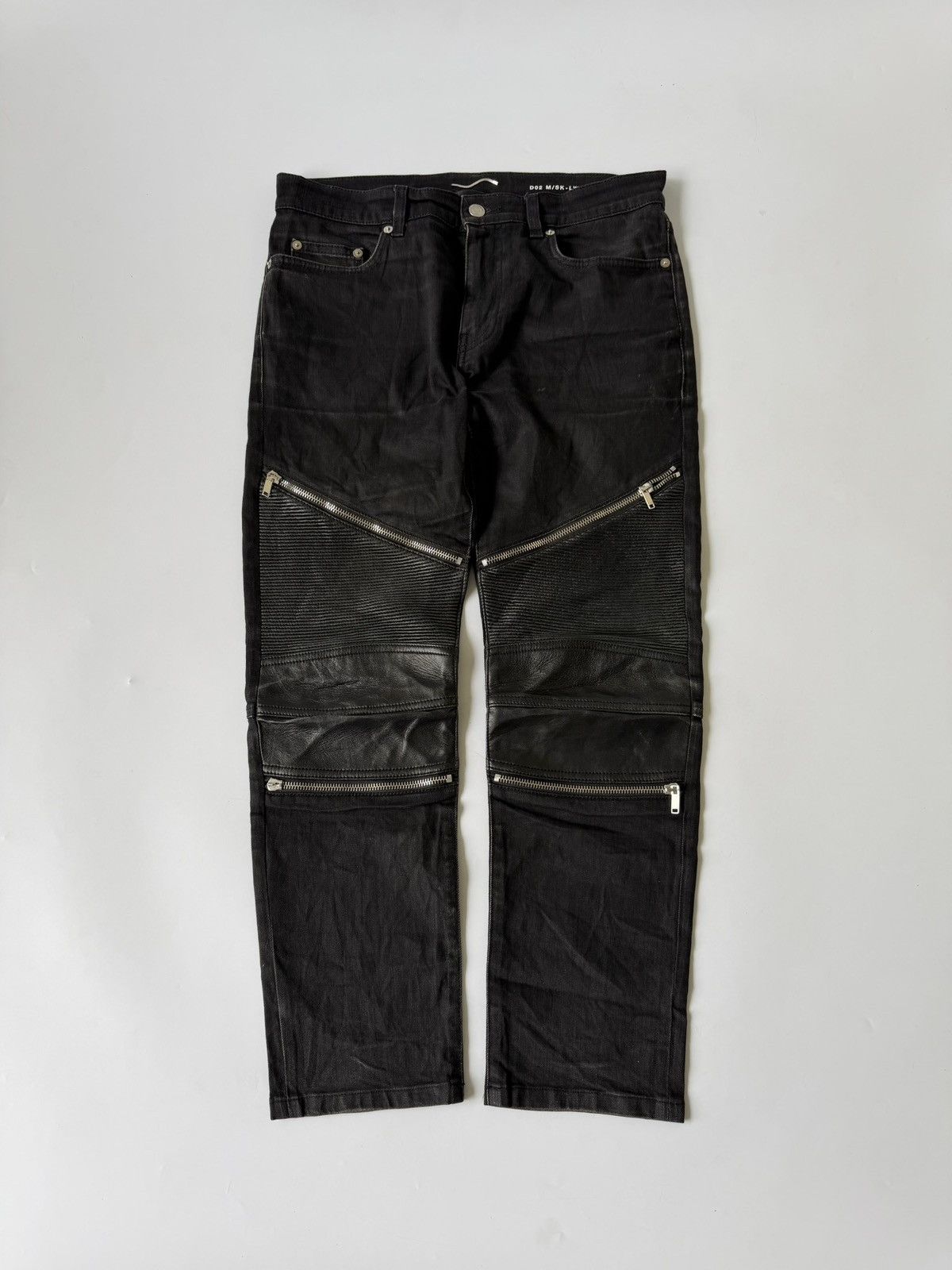 Saint Laurent Paris Saint Laurent by Hedi Slimane S/S16 Biker Denim Pants Size US 31 - 1 Thumbnail