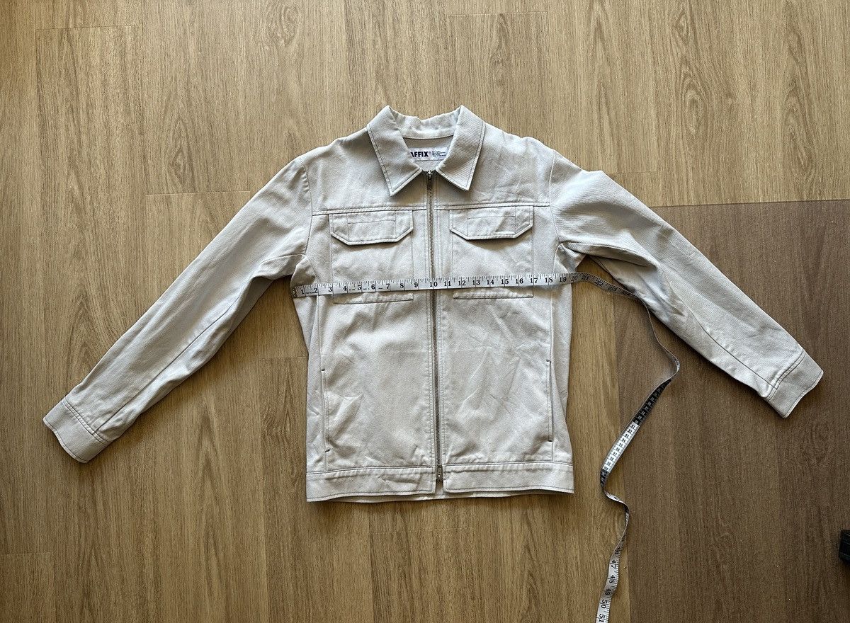 AFFXWRKS FINAL DROP: Affix Light Gray Two Way Zip Service Jacket Size US M / EU 48-50 / 2 - 1 Thumbnail