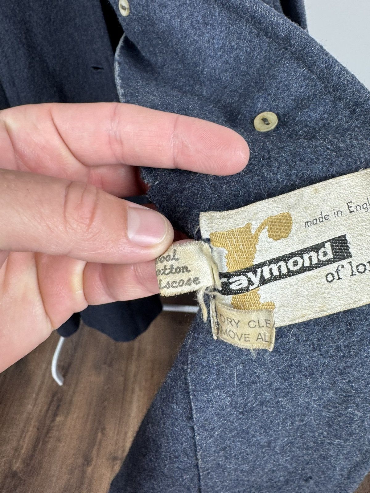 Other Vintage Raymond of London Hooded Wool Cape Cloak Poncho Size US L / EU 52-54 / 3 - 14 Thumbnail