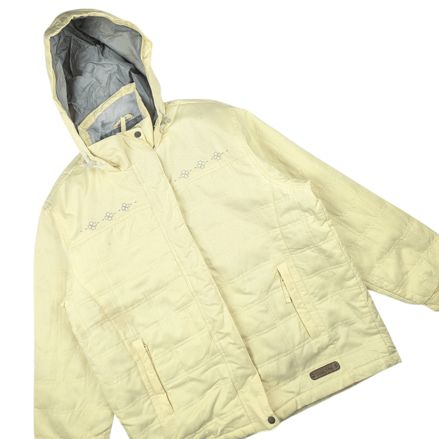 Spalding SPALDING Windbreker Winter Warm Hoodie Jacket Size M / US 6-8 / IT 42-44 - 3 Thumbnail