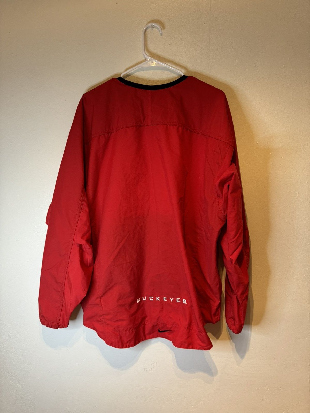 Nike VTG Ohio State Buckeyes Jacket Mens L Red Nike OSU Pullover Size US L / EU 52-54 / 3 - 6 Thumbnail
