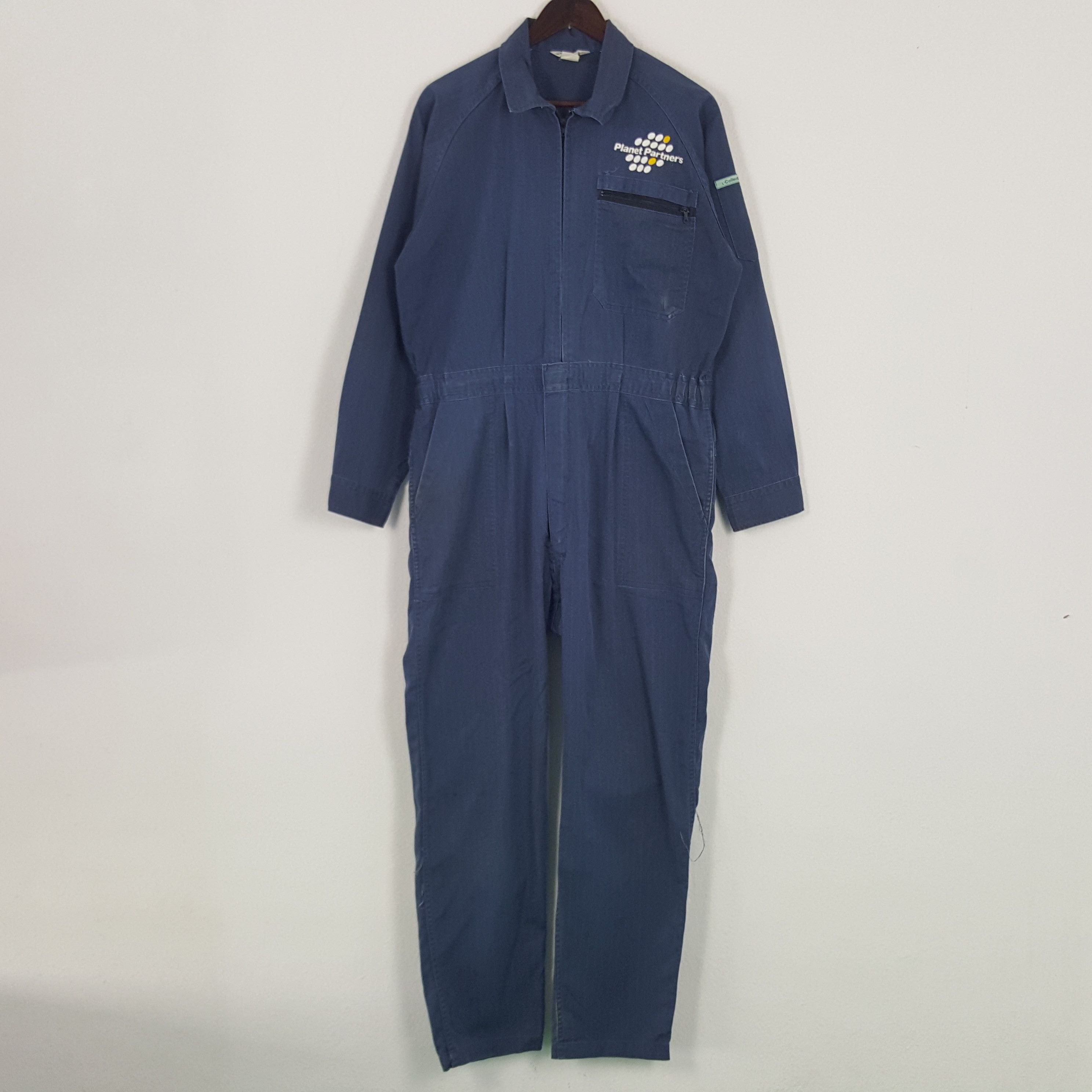 Uniform Wares × Vintage Vintage Planet Partner's Coverall Jumpsuit Jacket Size US L / EU 52-54 / 3 - 4 Thumbnail