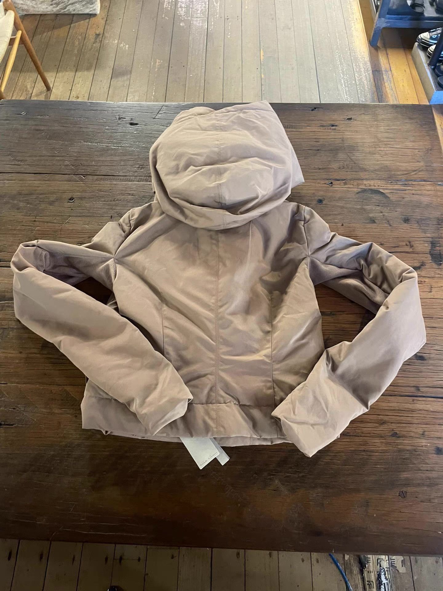 Rick Owens Rick Owens 15FW Hooded Biker Down Jacket。Ｑ25 Size S / US 4 / IT 40 - 3 Thumbnail