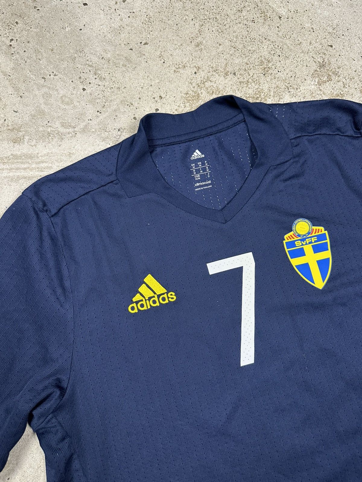 Adidas Adidas x Sweden 2016/2017 #7 Match Worn Issue U21 Jersey Size US M / EU 48-50 / 2 - 5 Thumbnail