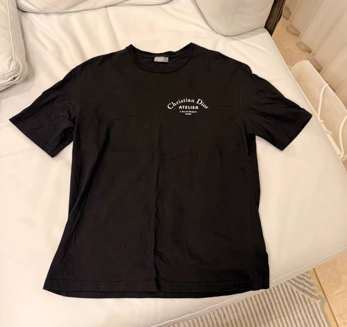 Dior Black Logo Short Sleeve TShirt-2506