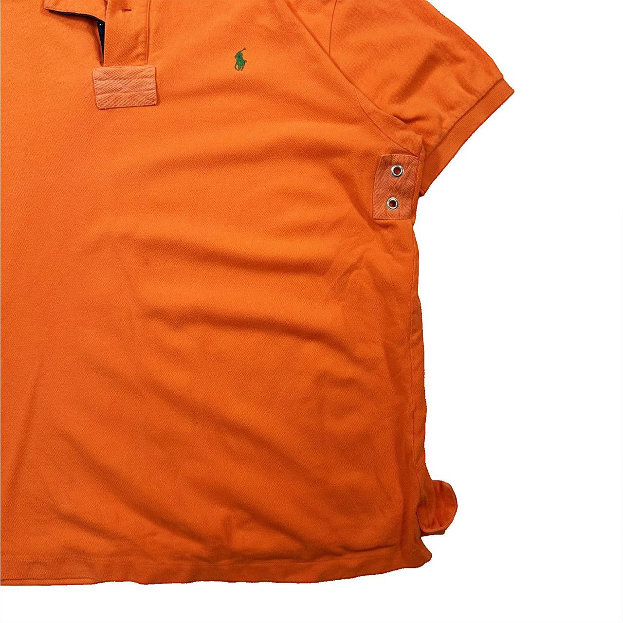 Vintage Vintage 90s Polo Ralph Lauren Orange Golf Polo Size US XXL / EU 58 / 5 - 3 Thumbnail