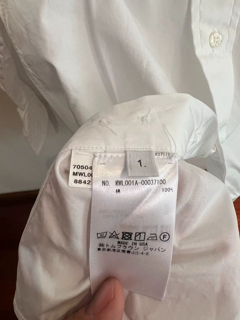 Thom Browne Thom Browne Basic prefecture silk shirt Size US S / EU 44-46 / 1 - 6 Thumbnail