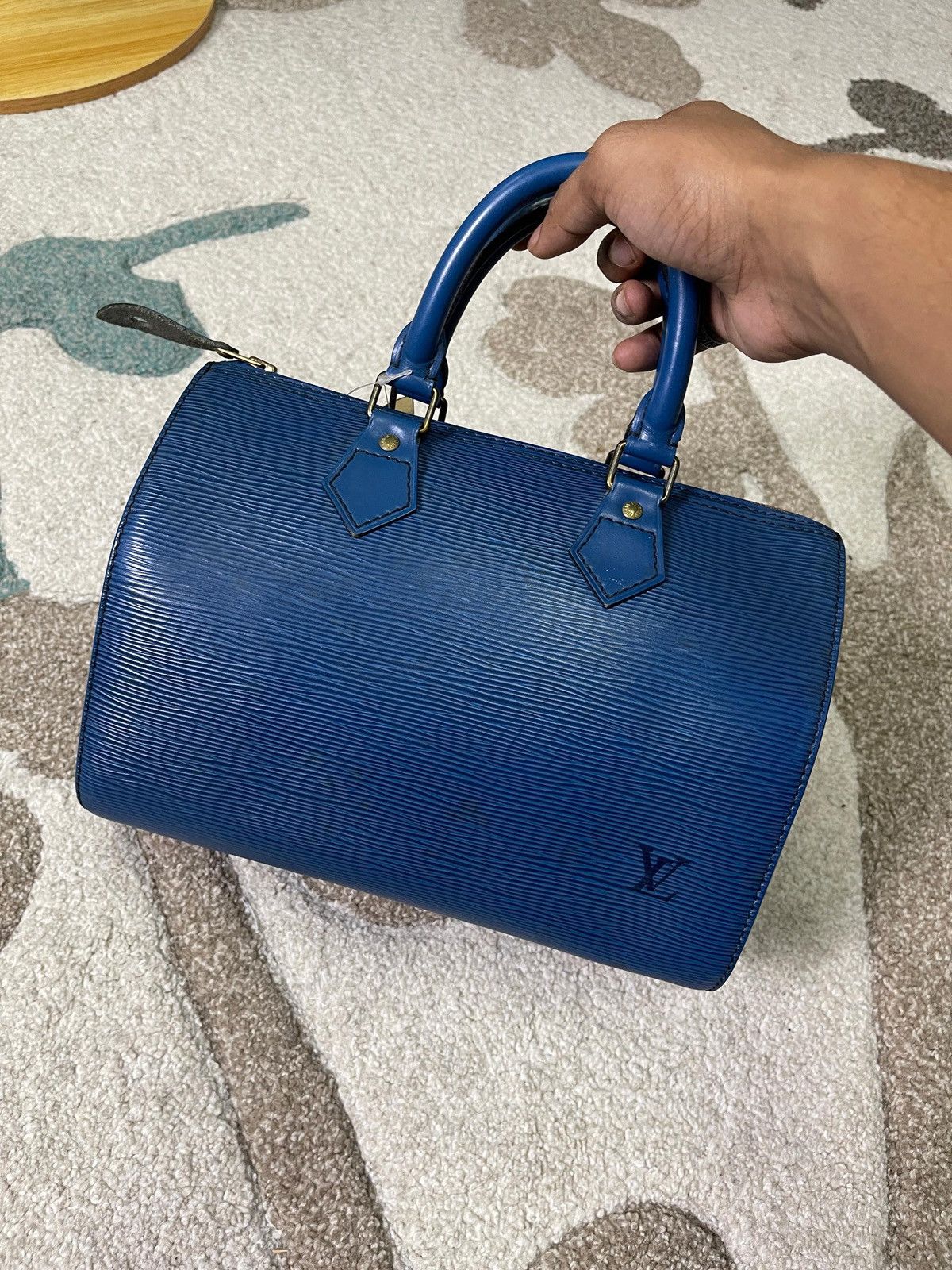 Louis Vuitton Louis vuitton speedy 25 blue epi leather Size ONE SIZE - 1 Thumbnail