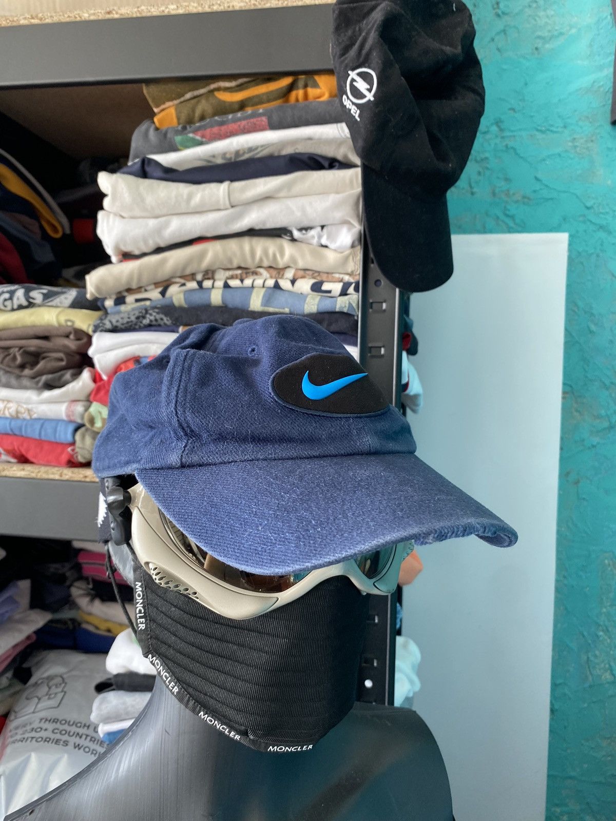 Nike × Vintage VNTG Nike Big Swoosh OS Mens Cap OG y2k Size ONE SIZE - 1 Thumbnail