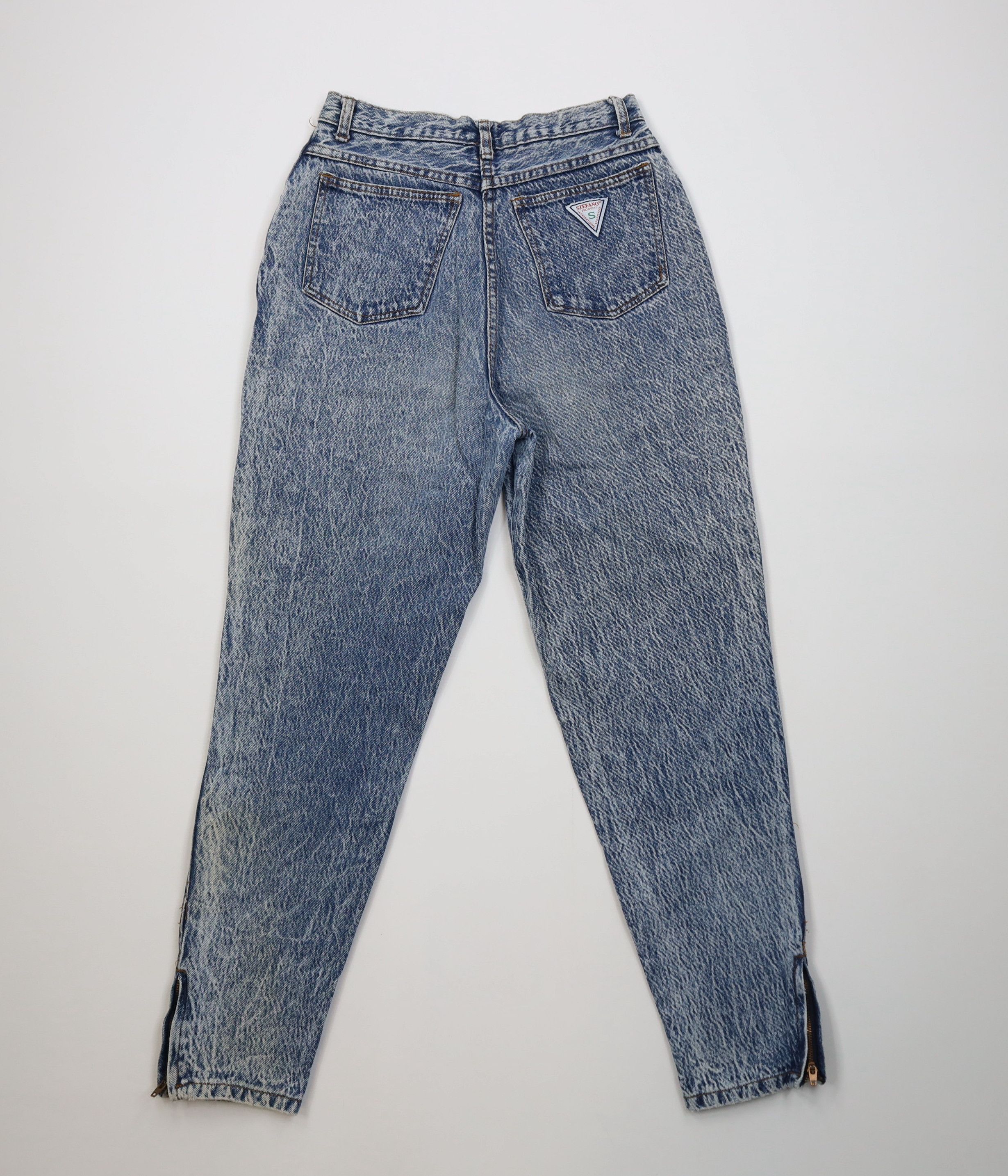 Vintage Vintage 80s 90s Streetwear Acid Wash Relaxed Tapered Jeans Size 32" / US 10 / IT 46 - 10 Thumbnail