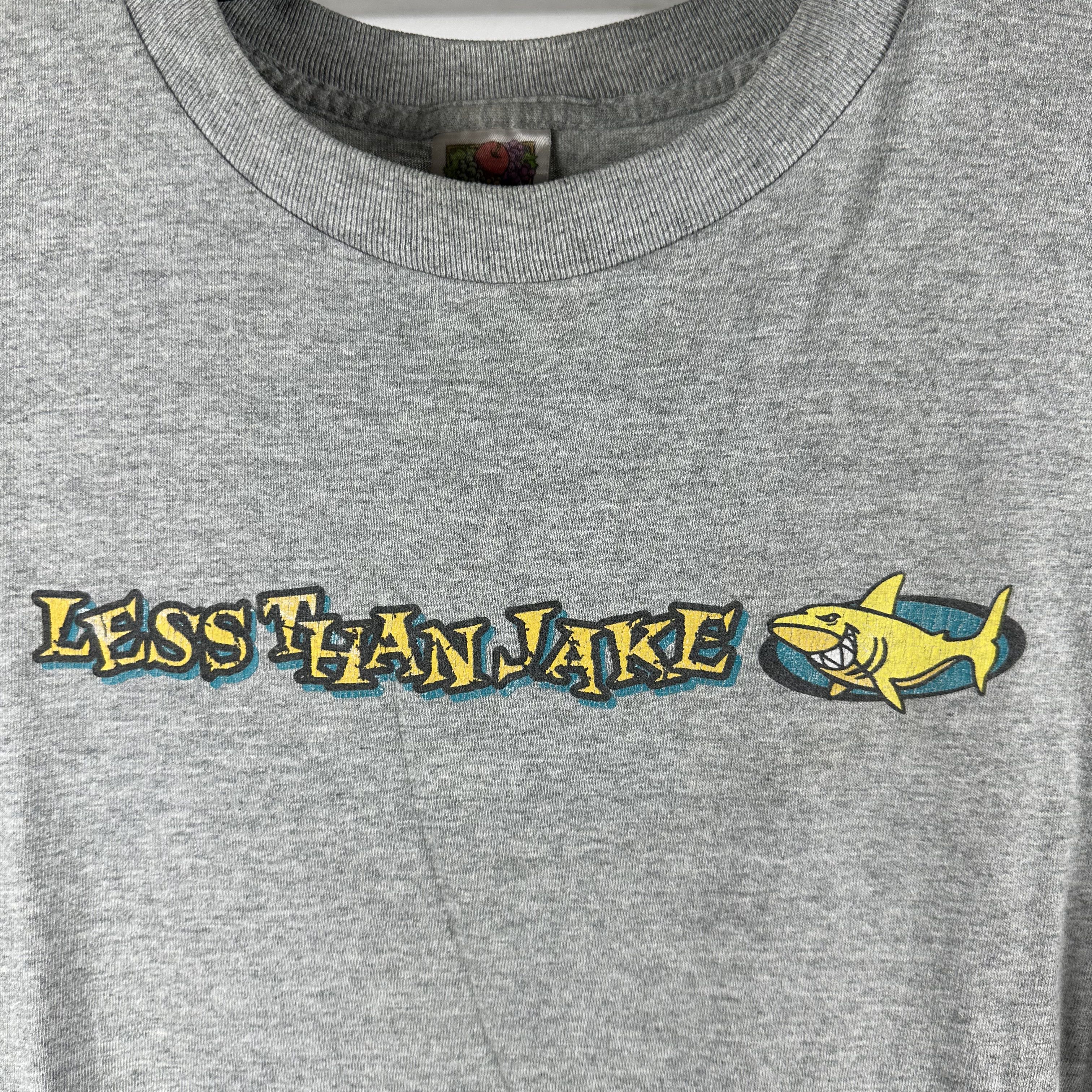 Vintage Vintage 90s Less Than Jake Ska Punk Band Graphic T-Shirt Size US XL / EU 56 / 4 - 2 Thumbnail