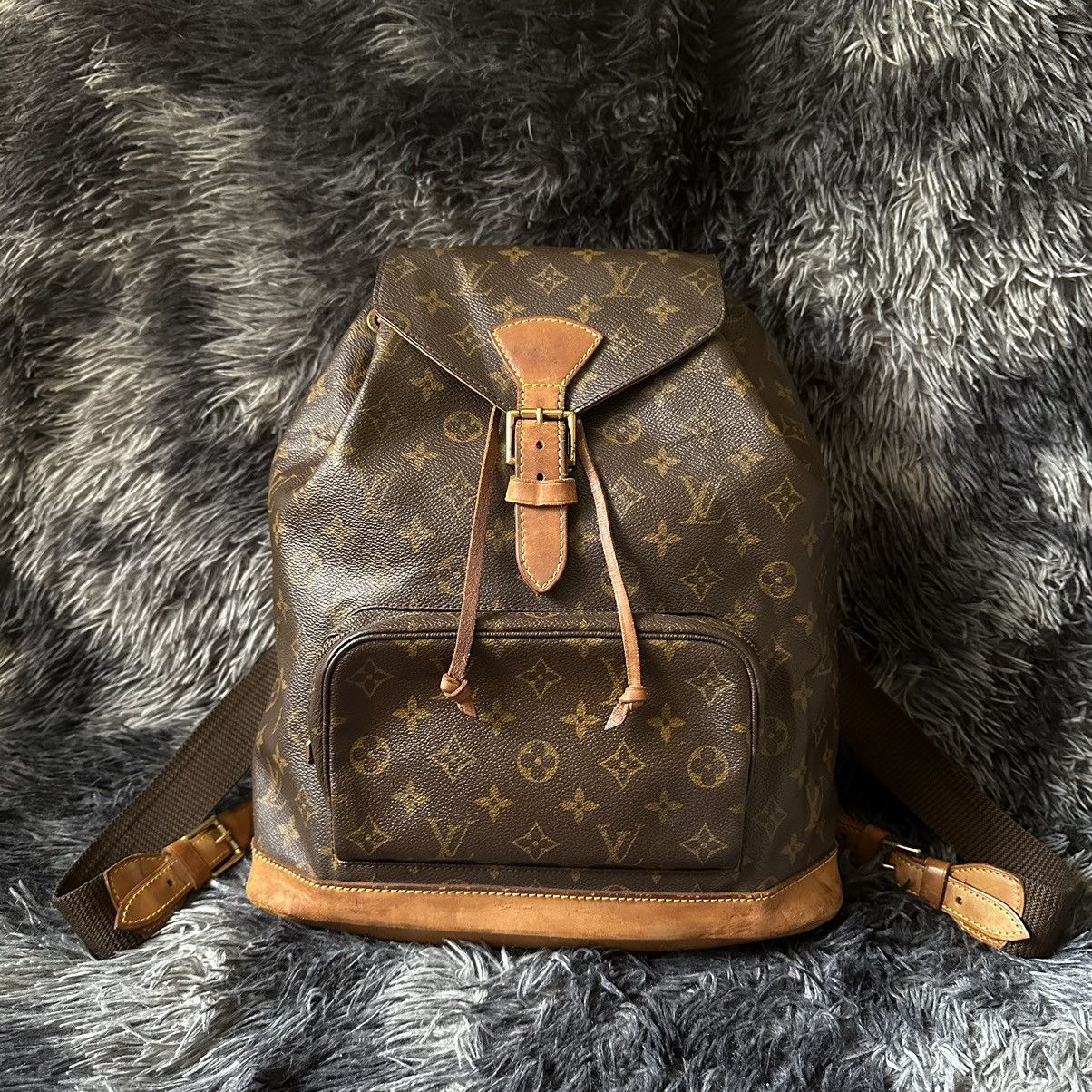 Louis Vuitton Louis Vuitton Montsouris GM Backpack Monogram Canvas Grailed