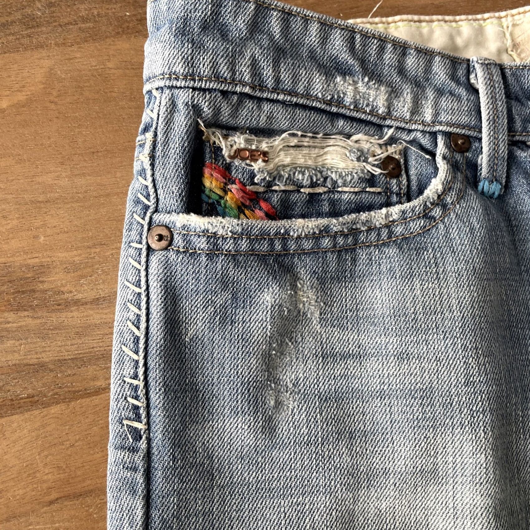 Vintage VINTAGE Joe's Jeans Shorts Denim 30 Womens 33 Waist Low Rise Cut-Off 5-Pocket Blue 90s Retro Mens Womens (if applicable) Size 30" / US 8 / IT 44 - 5 Thumbnail