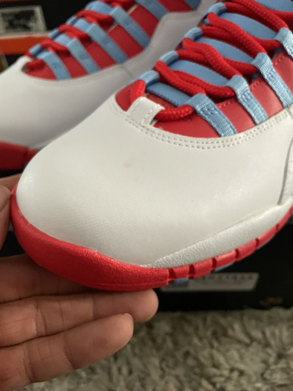 Jordan Brand Jordan 10 Chicago Flags Size US 9.5 / EU 42-43 - 2 Thumbnail